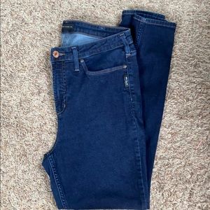 silver high rise Mazy skinny Jean